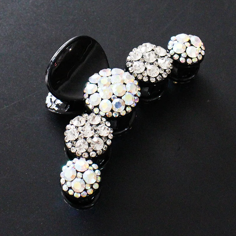 Crystal Hair Claws Colorful Shiny Hairclip Barrettes Women High Quality Hair Clip Rhinestone Hairpins Hair Accessories