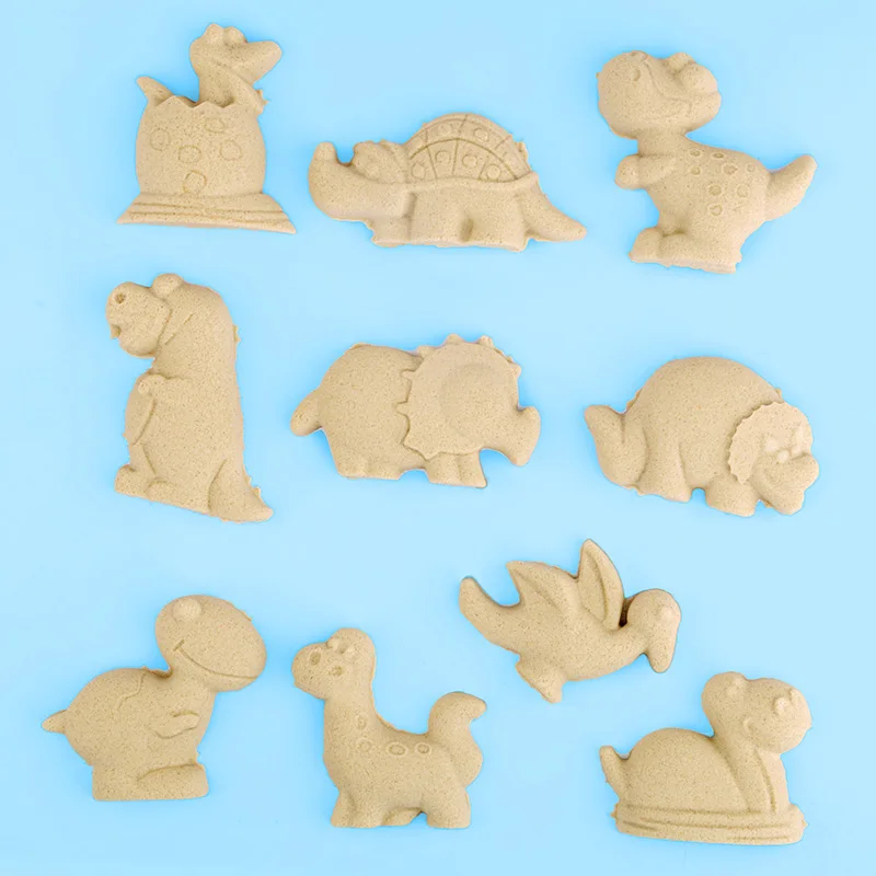 Space magic sand toy dino set