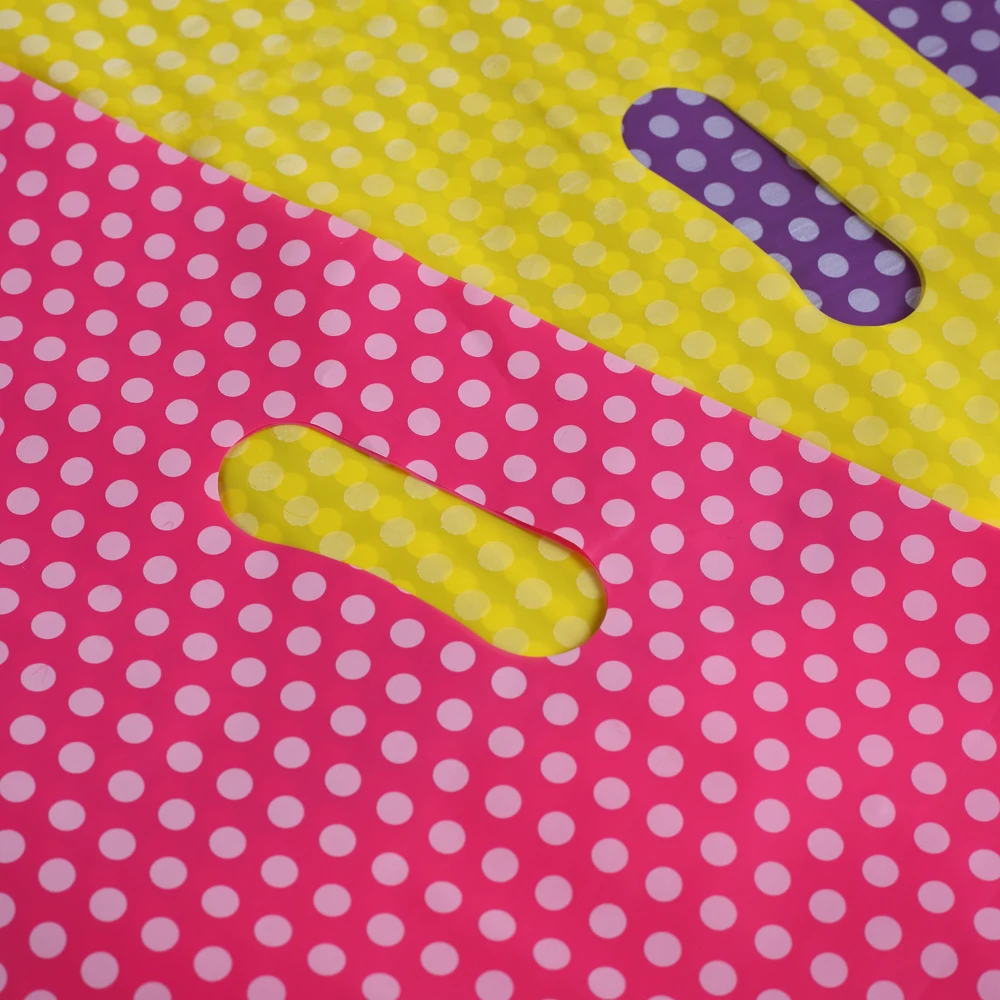 Eco Friendly Die Cut Packaging Bag Custom Logo Shopping Plastic Clothing Bag