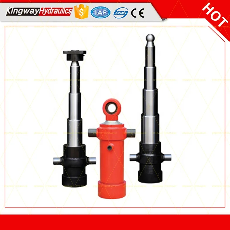 China Manufacture Trailer Telescopic  Hydraulic Ram For Agriculture From Kingway Hydraulic