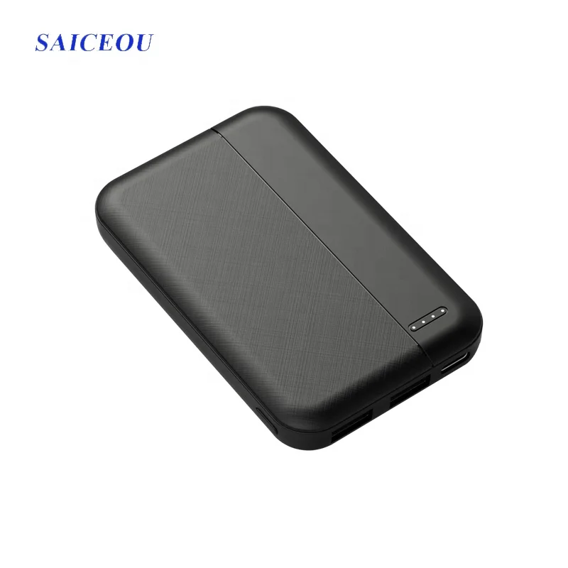 High Quality Quick Charger Support 5000 mah Battery Bank Large Capacity Dual Output Powerbank 5000mah Portable Power Bank