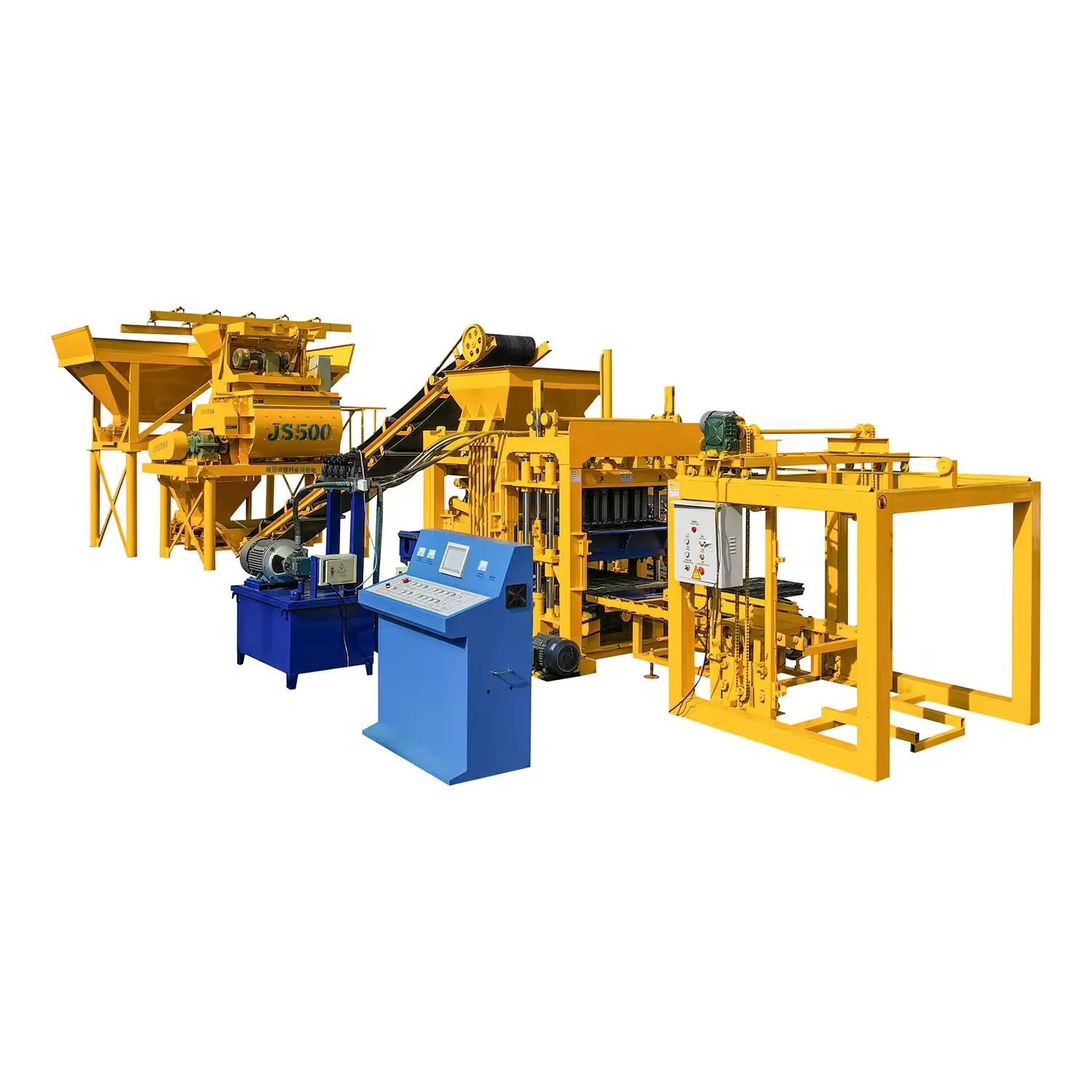 QT4-15 машина для производства цемента кирпича