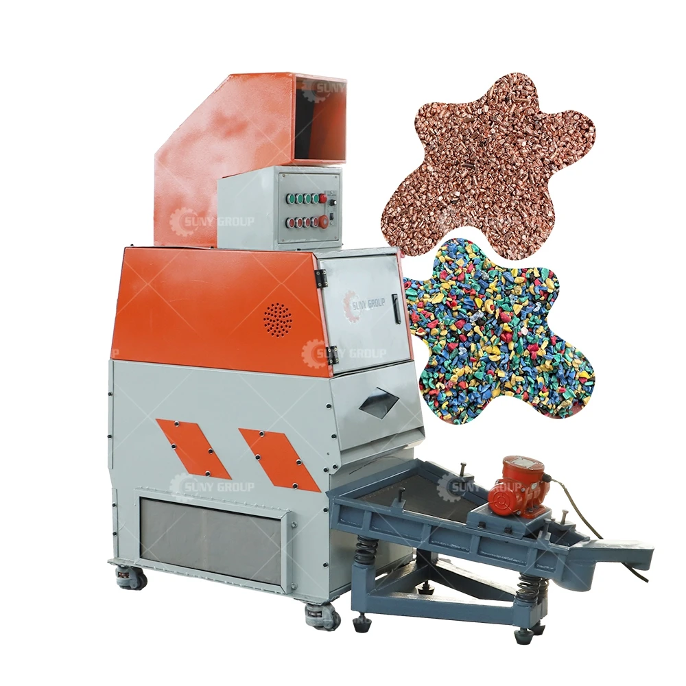 Automatic Cable Cutting Machine/ Waste copper wire granulating machine/ Copper wire grinding recycling machine