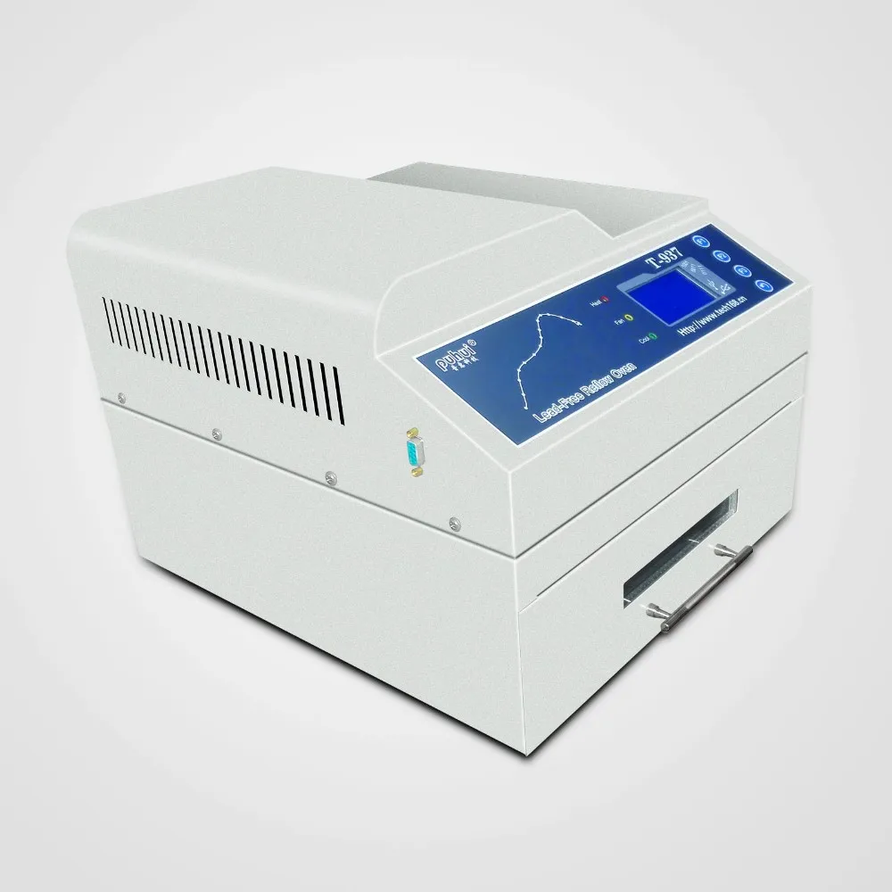 Puhui CE lead free desktop Reflow Oven T937  Reflow Soldering Machine IR IC Heater Soldering oven