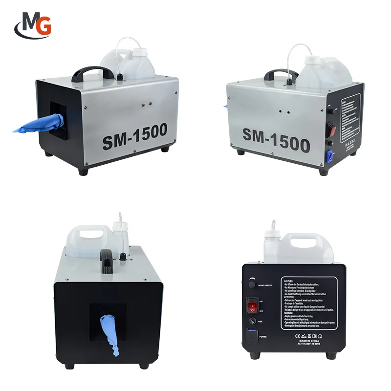 1500W Outdoor or Indoor Christmas Snow Making Machine Party Stage Effect Equipment Artificial Snow Machine for Festivals