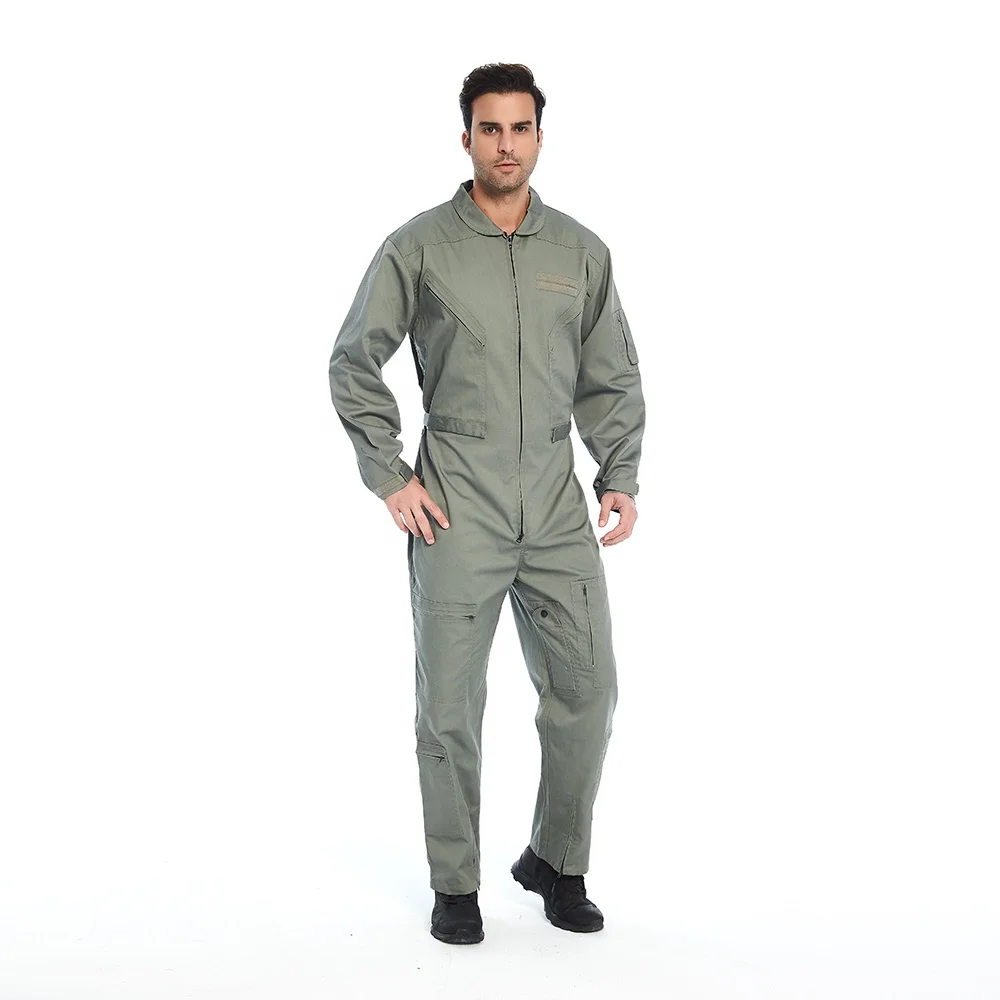 Hot sales aramid fire resistant flight pilot coveralls flying suits