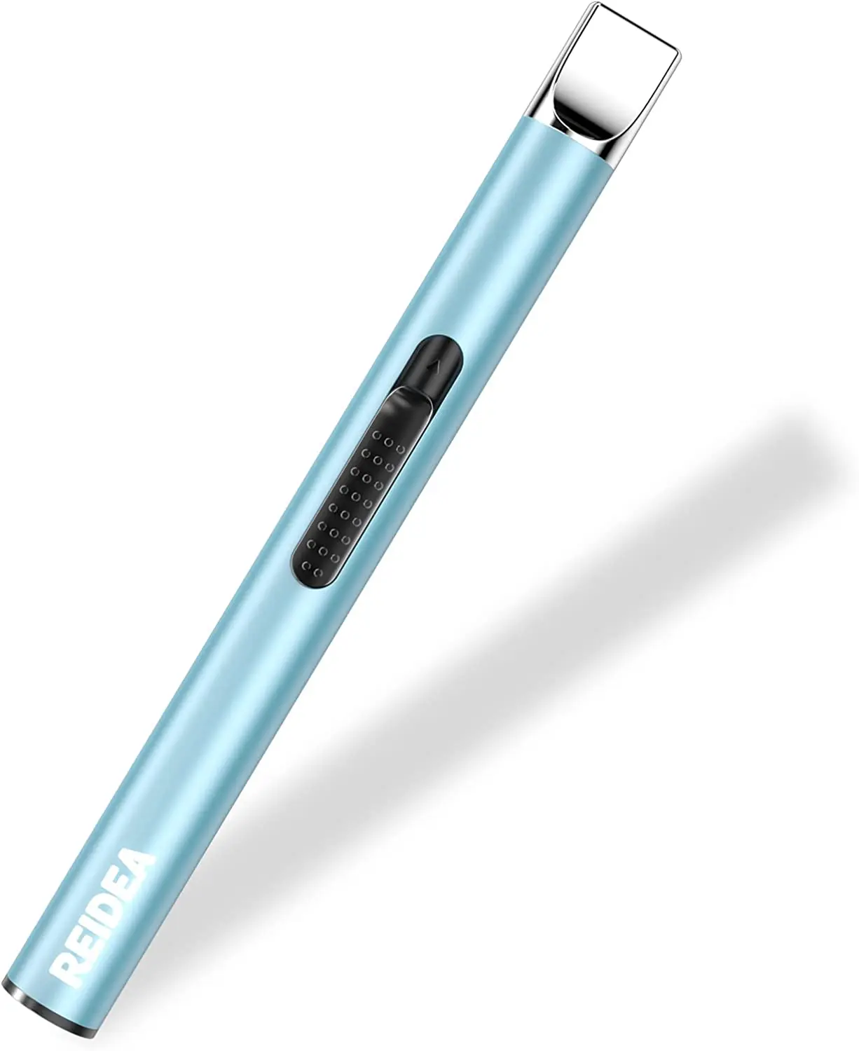 Electronic Candle Lighter Arc Windproof Flameless USB Rechargeable Lighter with Safe Button for Home Kitchen