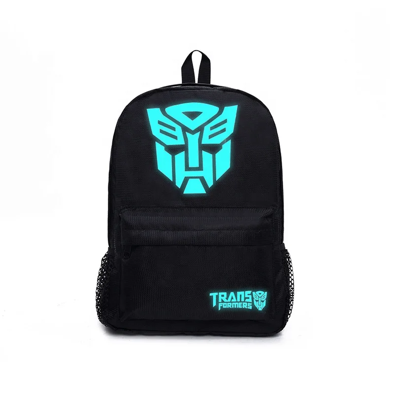 Print School Backpacks Multi-function Book Backpack School Bag For Teenager Men led backpack student