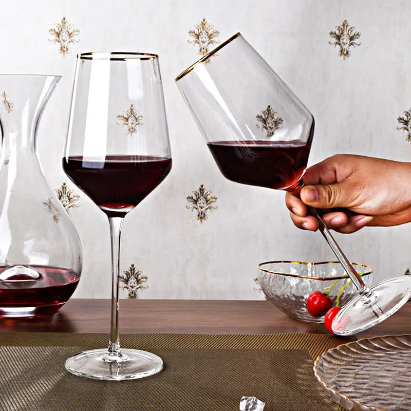 Raymond wine glass two piece set box yiding wine glass crystal ball wine glass