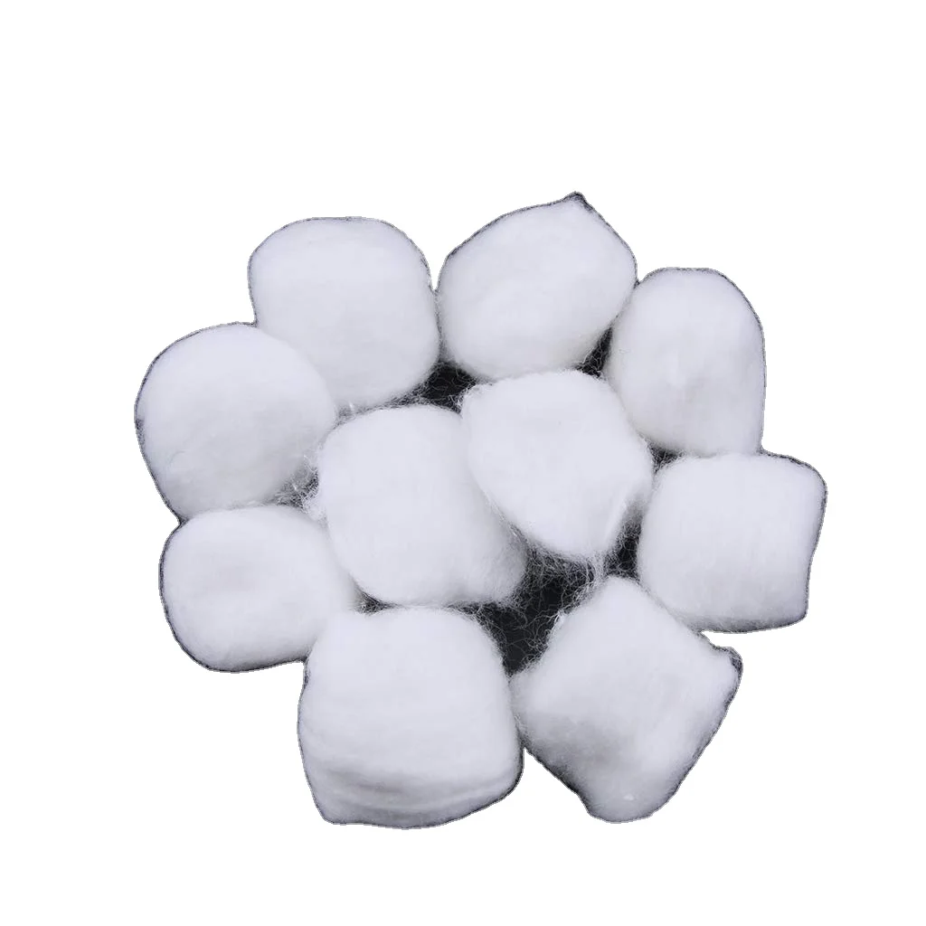 CE hospital medical use Cotton Balls Used for Cleaning or Absorbing Blood cotton ball