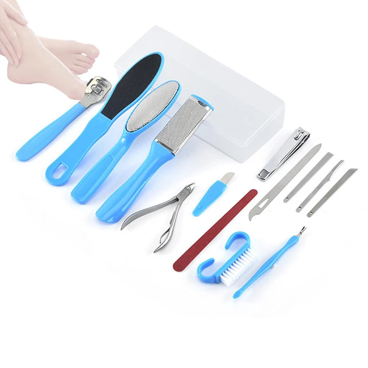 
Manufacturer Beauty Manicure Kit Foot File Set Stainless Steel Pedicure Kit Ladies Nail Art Care Tools 