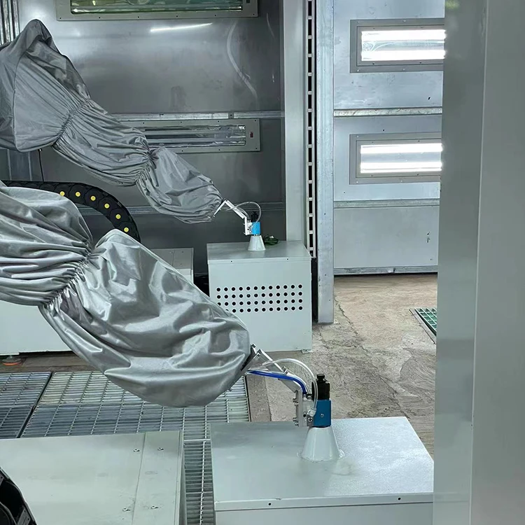 factory road auto six axis painting robot arm spraying robot machine for ground ceramic tiles