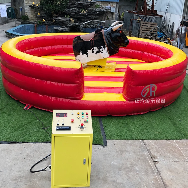 Customize Rodeo Mechanical Bull Toro Bullfight Inflatable Bullfighting Machine with high quality
