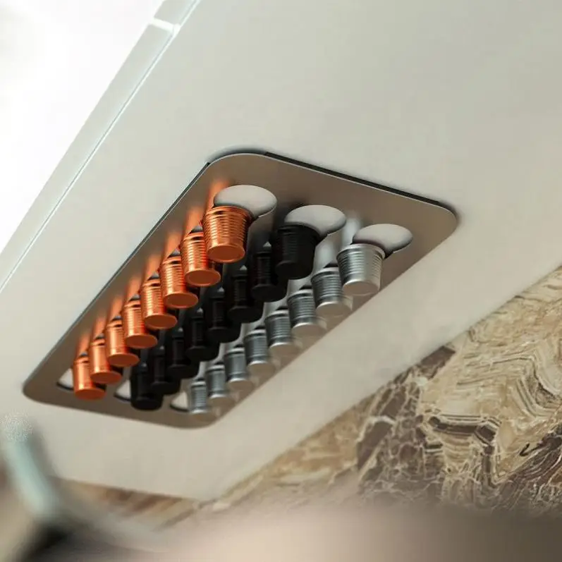 Dolce gusto tassimo coffee  storage wall mounted Stainless steel K Cup coffee capsule pods holder