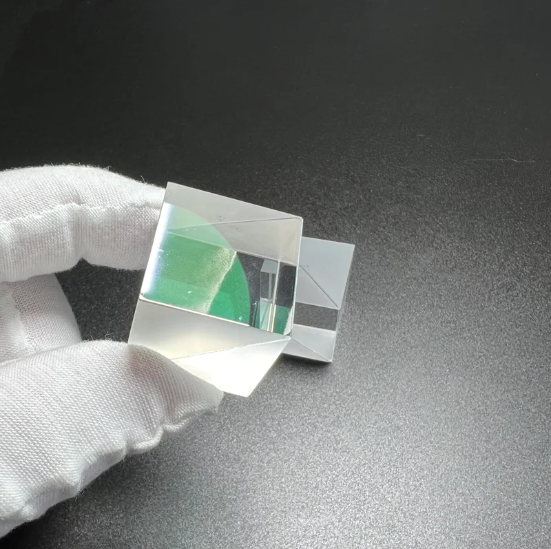 Кубик для рассеивания луча K9ZF из оптического стекла PBS beamsplitter prism 50/50 рассеиватель кубик распознавания