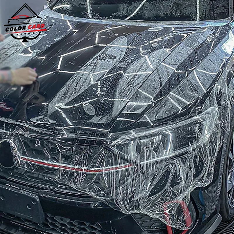 Блестящая ТПУ PPF пленка A3 6.5mil самовосстанавливающая прозрачная глянцевая гидрофобность анти-пожелтение TPU PPF1.52 * 15 м