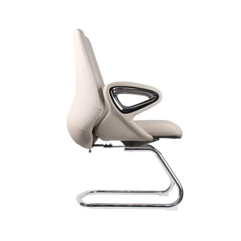 Лидер продаж эластичные стулья высокого качества из искусственной кожи офисное кресло для встреч без колес