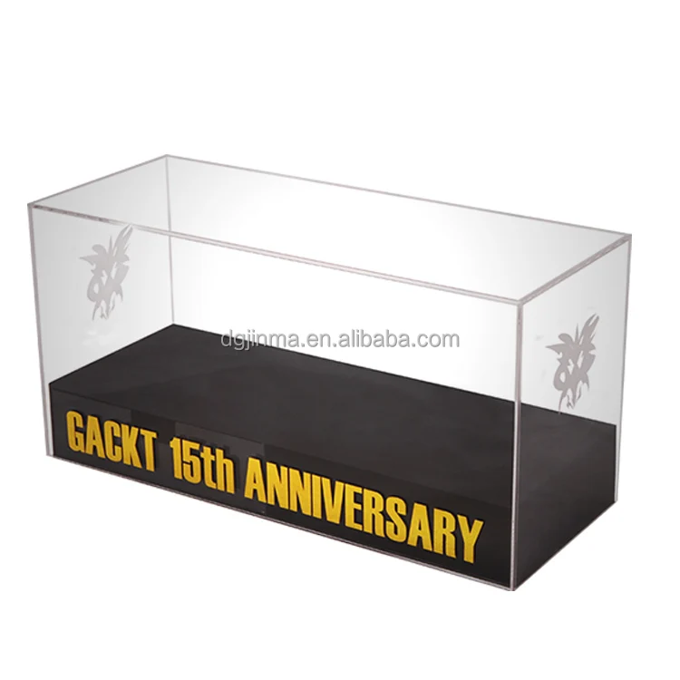 Custom Fashion Style Clear Plastic Cd Dvd Storage Box For Counter Top