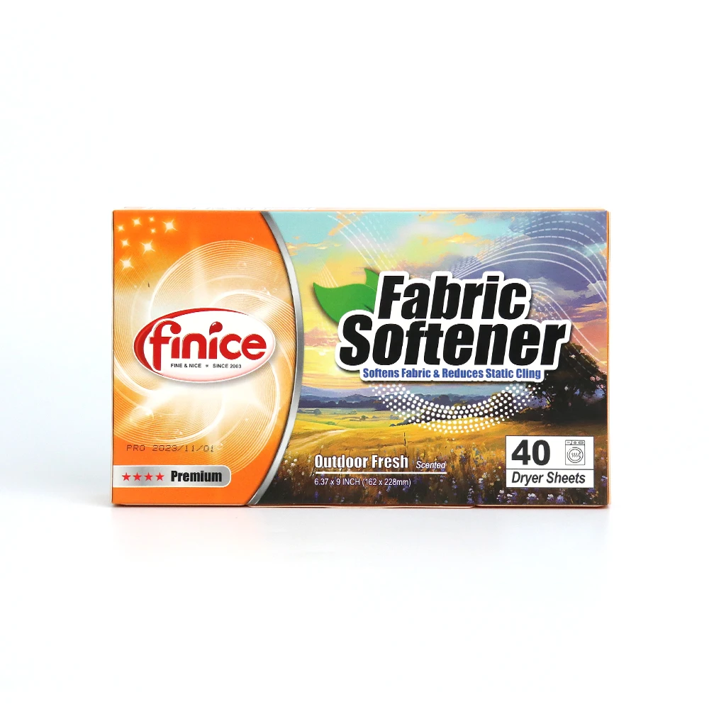 FNC720  Factory Wholesale Low Price Fabric Softener Sheet Laundry Dryer Sheet