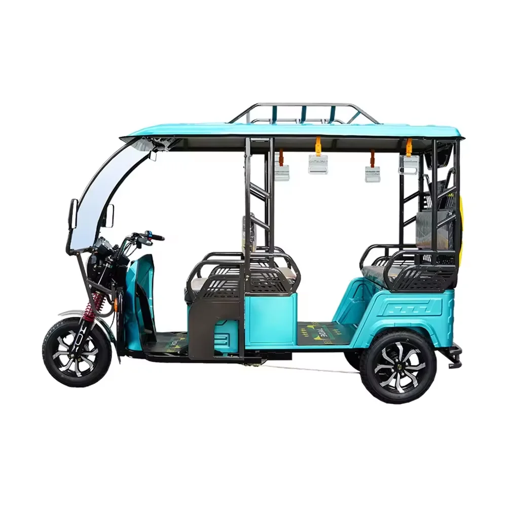 New Style Adult Passenger Electric Tricycle 900W Power Long Distance 100KM Motorized  Fat Tire Cargo Tricycle Electric Tuk Tuk