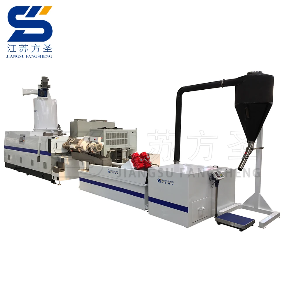 PP PE flim /woven bags pelleting machine waste plastic pellet making equipment