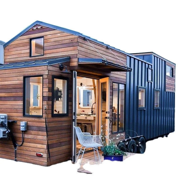 Professional manufacture promotion price mobil home rv bus Comfort Modern tiny mobile home on wheel