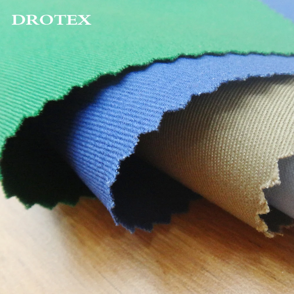 Supplier Cotton Acrylic Fabric Work Safety Clothing Workwear Modacrylic Fabric