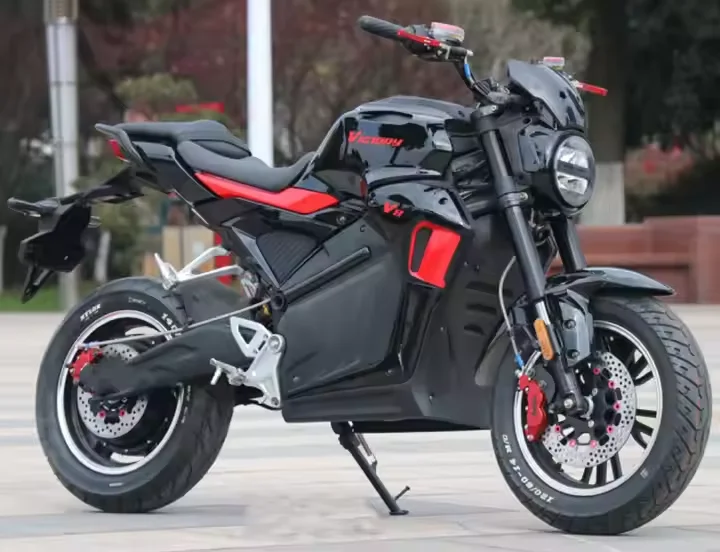 Motorcycle Motor 72V Cheap MID Drive Racing Golden Cross Three Wheel Adult 20kw Gas Sport Bike Long Range Electric Motorcycles