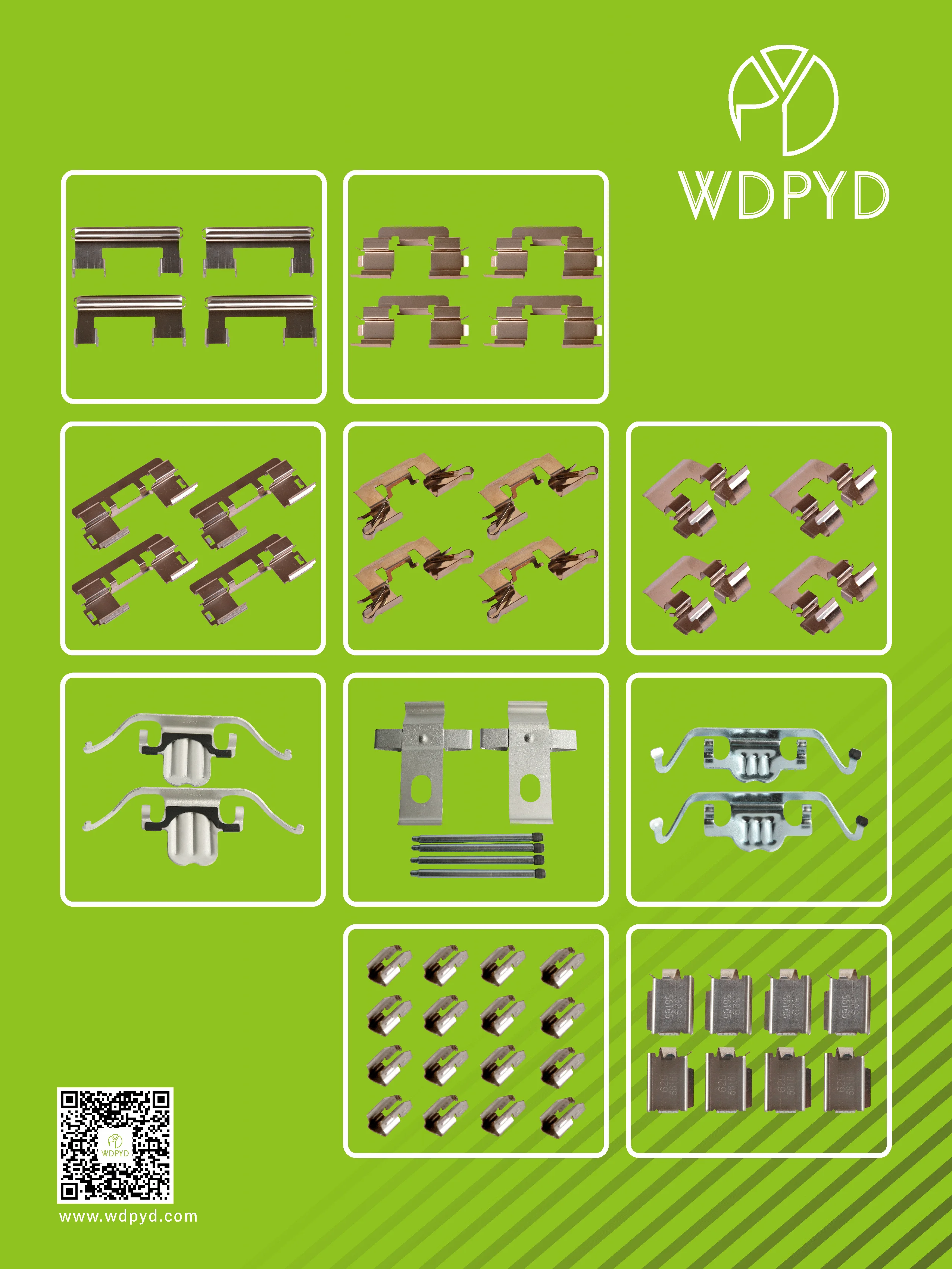 Auto Disc Brake Pad Clips China Best Brake Pad Kits Supplier For FMSI D1019 Cadillac/Pontiac
