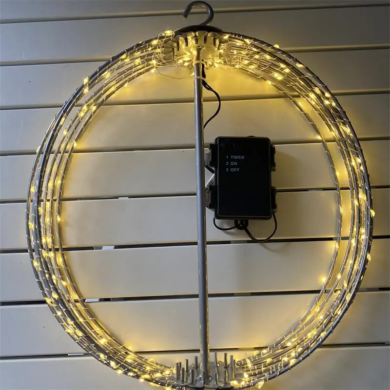 High Quality  3 d Christmas Ball Sphere Motif Ball Lights For Outdoor event hanging Tree Decoration