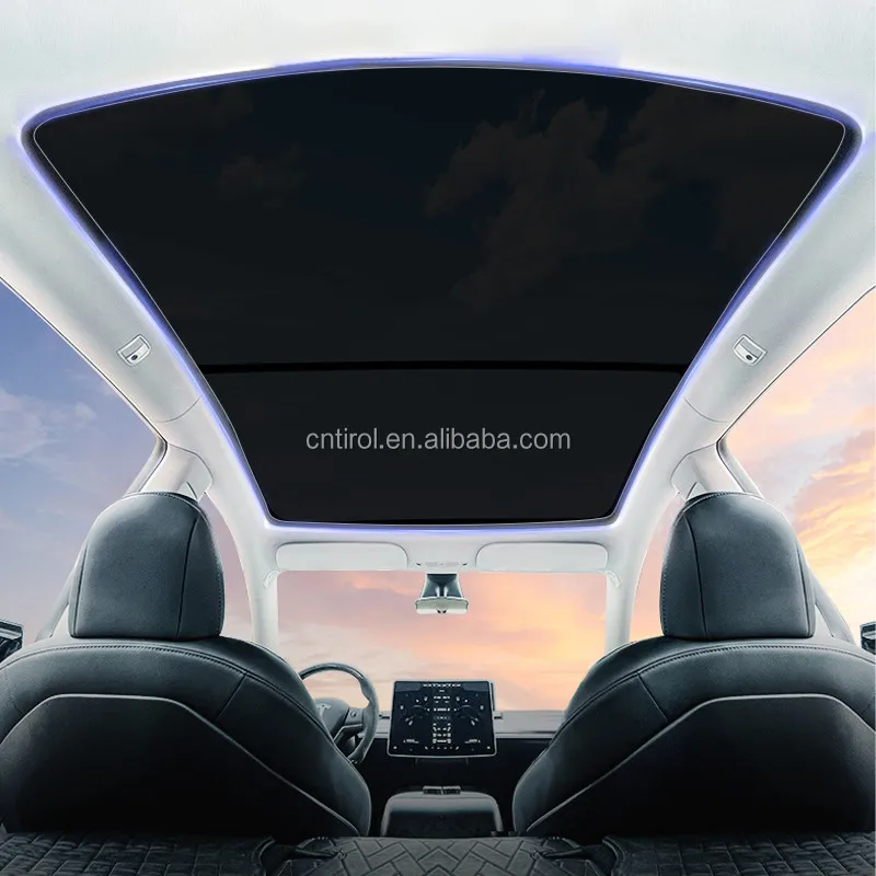TIROL Tesla модель 3 Y аксессуары УФ/тепло автомобильный Skylight передний задний солнцезащитный козырек