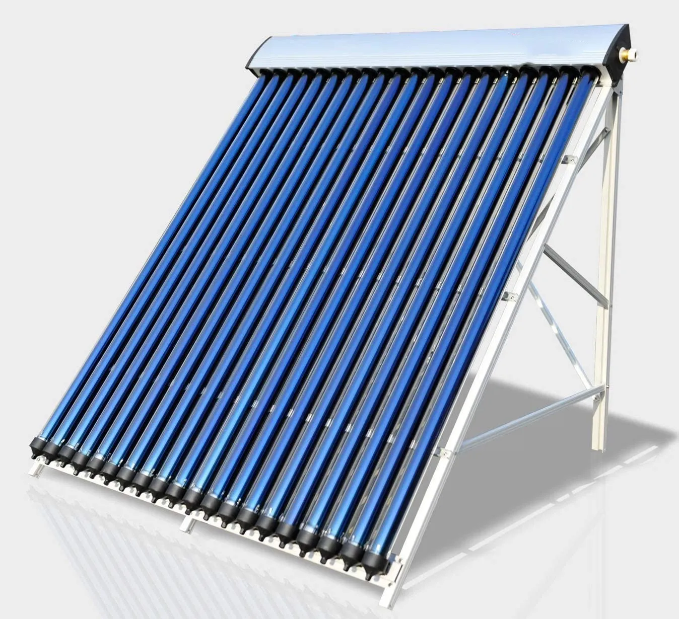 Solar heat pipe evacuated vacuum pipe tubes collector