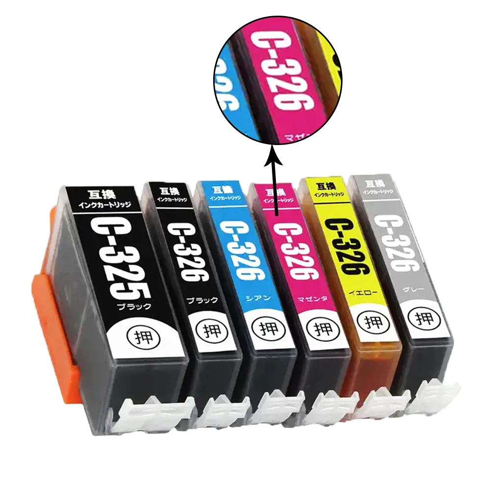 Новейший BCI-326M совместимый цветной струйный картридж для Canon PIXUS IP4830/IX6530/MG5130/MG5230/MG6130/MG6230