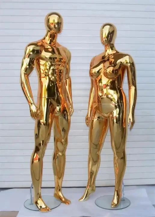 Plastic Chrome Mannequin Big Breast Big Ass Female Mannequin Plus size Female Mannequin