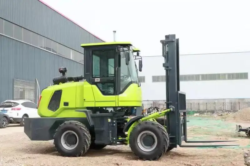Rough Terrain Forklift Truck 3ton 4 Ton Diesel Forklift for Sale 3 Ton Forklift in High Working Condition