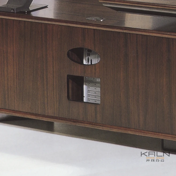 China manufacturer modern office furniture customized factory direct price solid wooden manager computer table executive desk