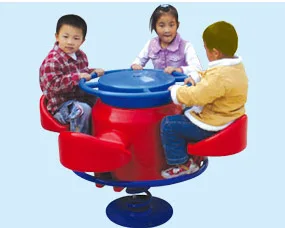 High Quality fun outdoor game merry go round merry go round Swivel chair for kids