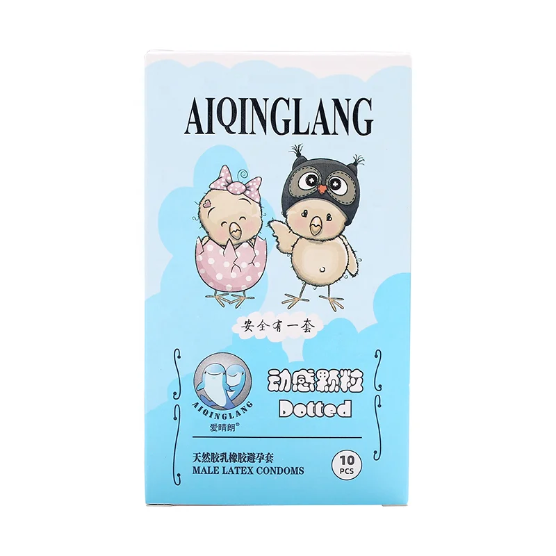 Hot Sale Real Touch Stimulation Natural Latex  Dotted Condoms The Best Condom Brand