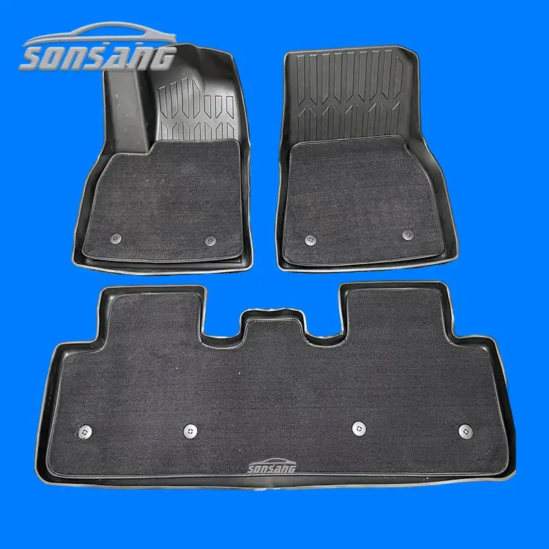 SONSANG Auto Parts Car Mats Wholesale Custom Made Car Carpet for tesla 3 model y floor mats