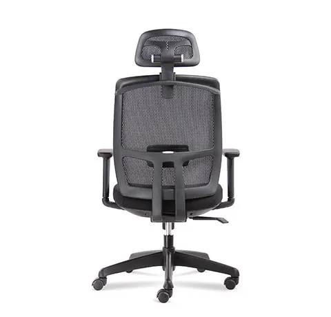Commercial Simple Metal Computer Desk Chair 200Kg Heavy Duty Revolving Guest Manager Ergonomic Mesh Fabric Office Chair