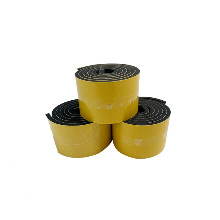 Closed / Open Cell PVC PU NEOPRENE SBR PE EPDM Foam Rubber Seal Strip Adhesive Backed Foam Strips sealing foam strip
