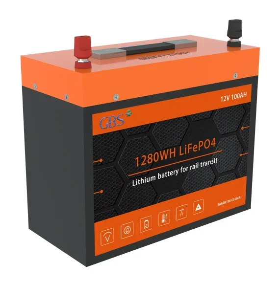 Green Environmental Protection 12v 100ah 200ah Lithium Iron Phosphate Battery for Rail Transit