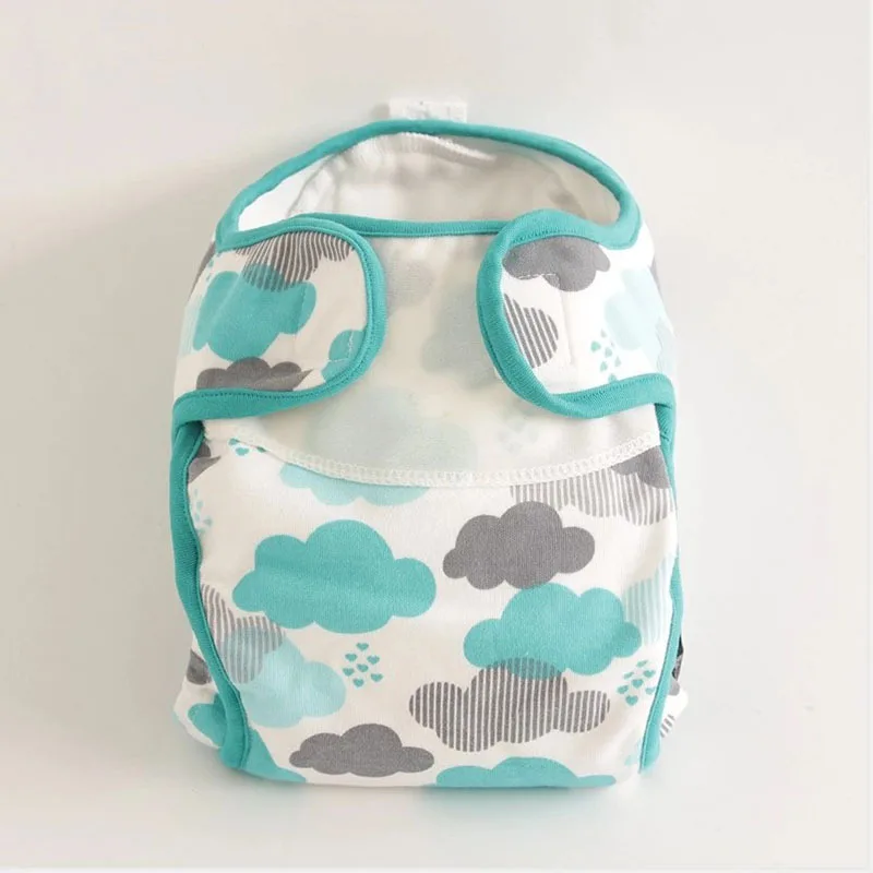 Spring and Autumn New Newborn Cotton Diaper Cover Boys and Girls Baby Ecological Cotton Washable Leak-Proof Gauze Diaper