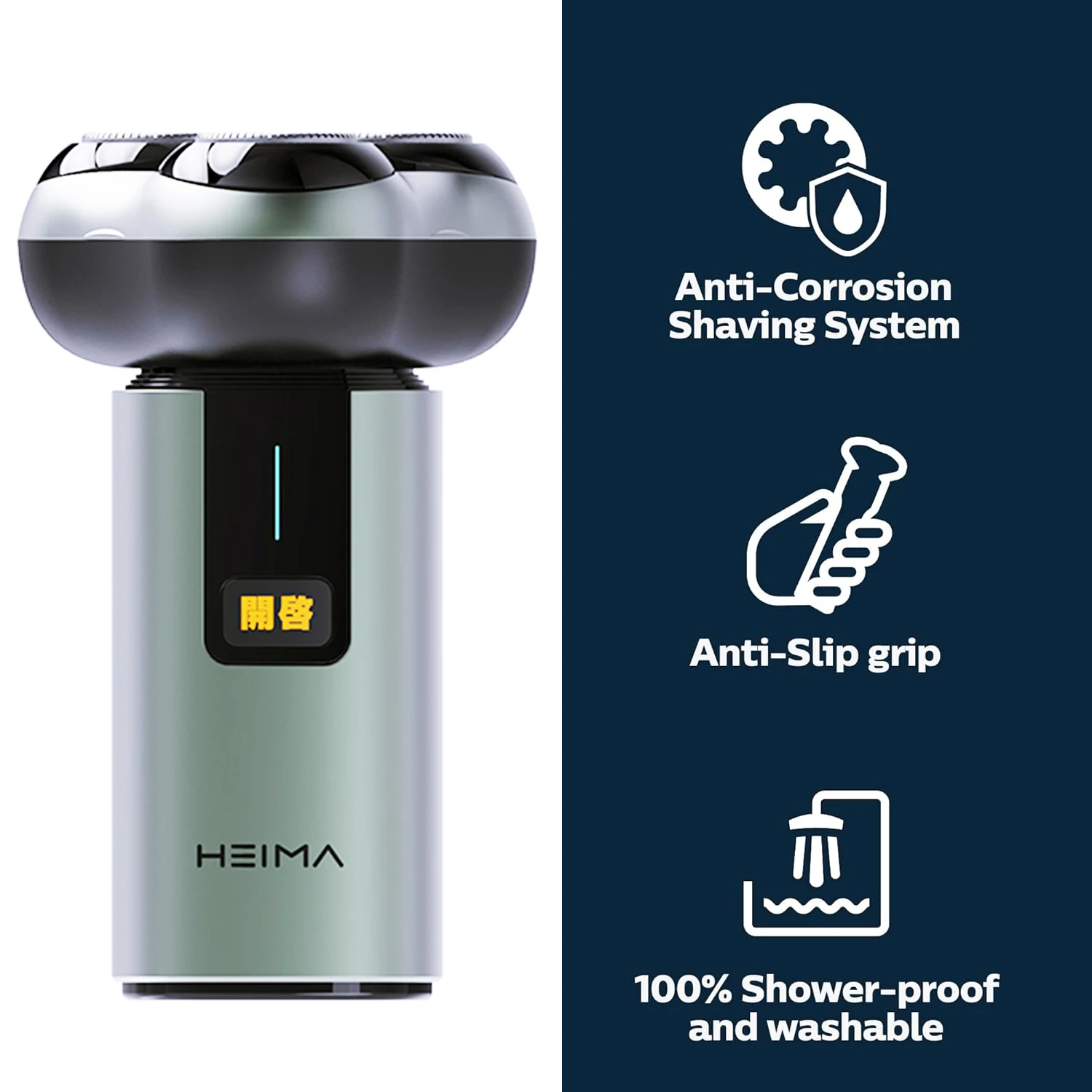 Washable Mini Rechargeable 6 in 1/7 in 1 Professional Electric Dual Foil Shaver for Men