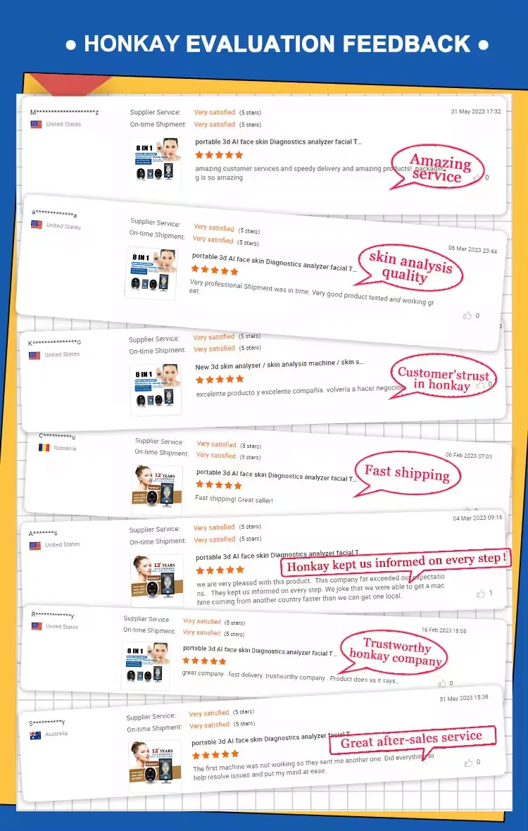 Wood Lamp Skin Analyzer Detector Face Skin  Machine UV Detection LED Light Lamp facial Detector