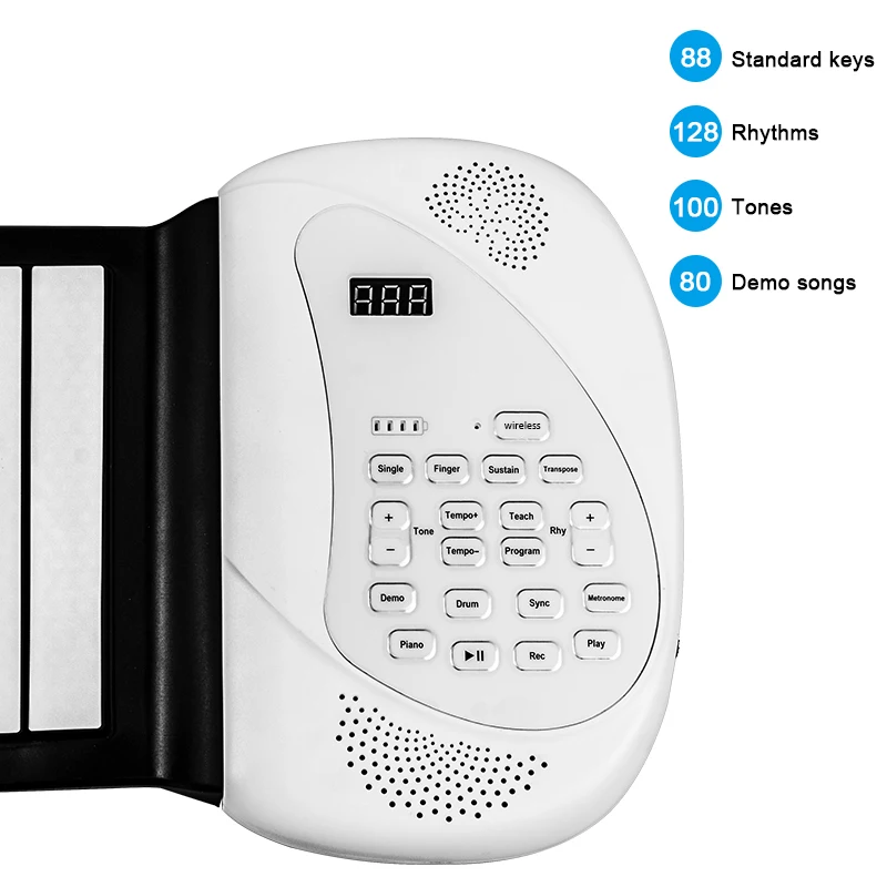 Wholesale electronic piano keyboard music instrument hand roll piano 88 keys