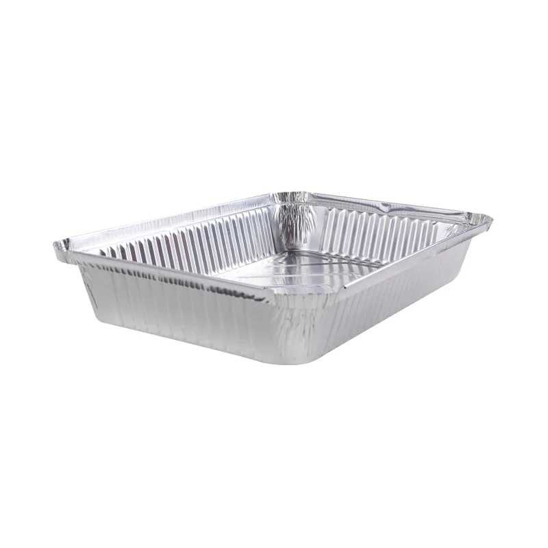 3120 disposable Rectangle Aluminum Foil Food Container With Lid