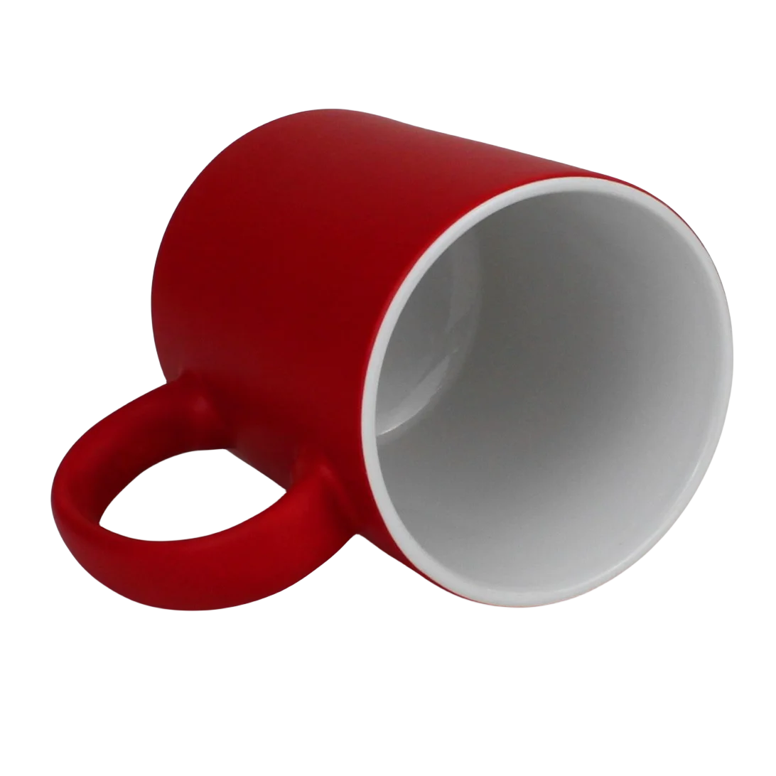 Hot wholesale sale new product ideas 2023 white sublimation magic ceramic mug for personalist gift sublimation mug