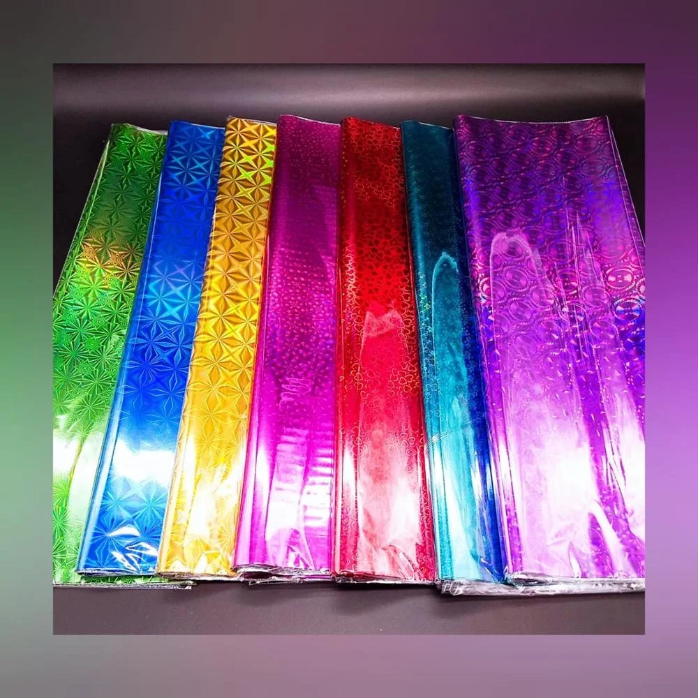 Голографическая оберточная пленка hongda opp бумага для подарков