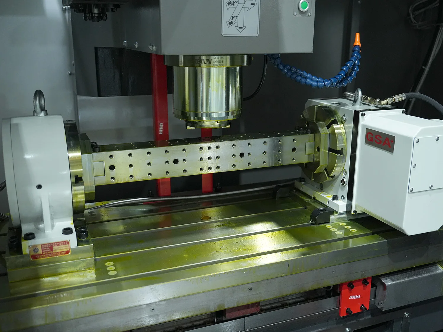 GT SMTCL VMC1300H Cnc обрабатывающий центр 5 осей Китай фрезерный станок для металла Vmc 1370